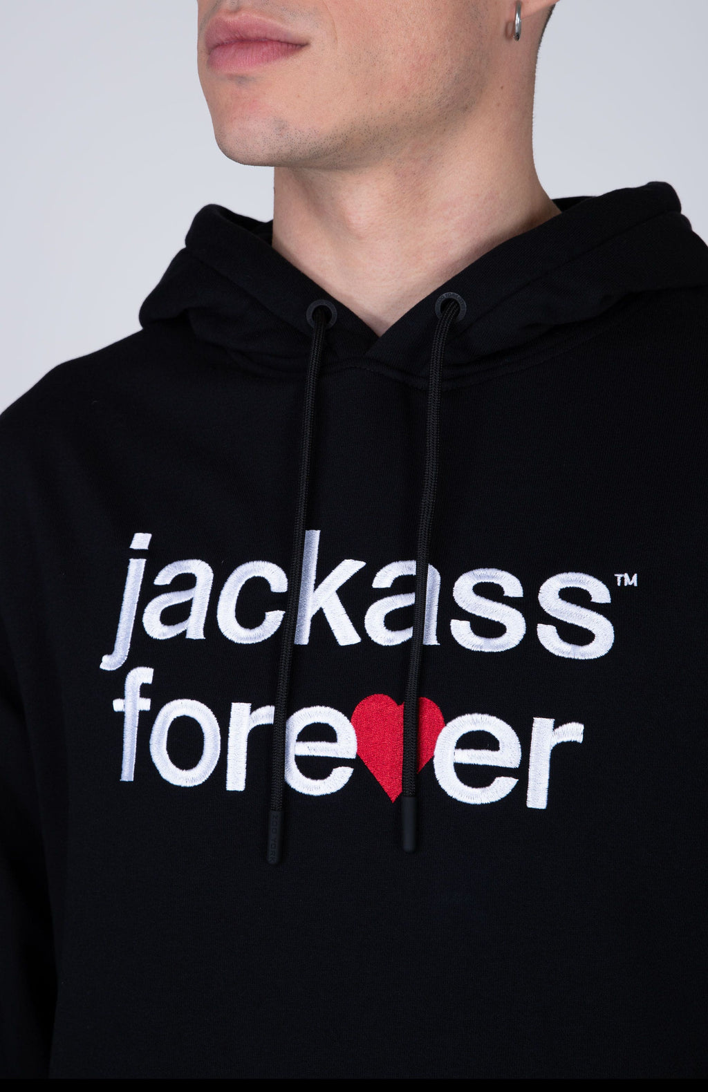 Poleron Hood Jackass Skullbanger Negro Zoo York