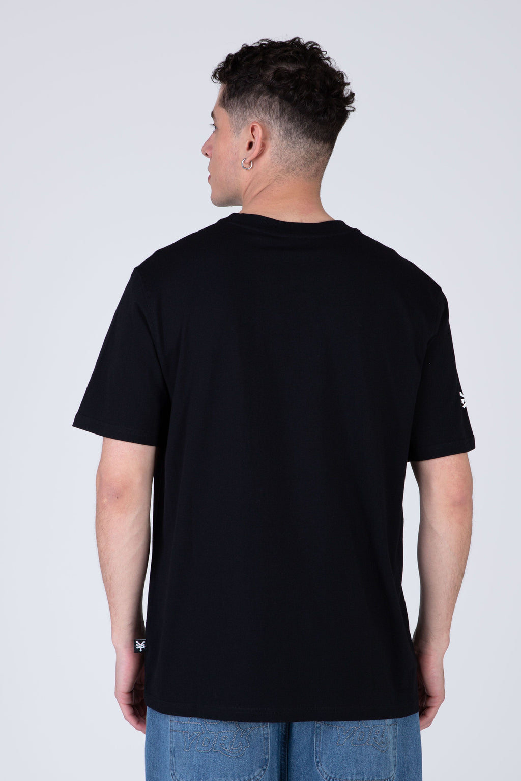 Polera Manga Corta Jackass Riot Negro Zoo York
