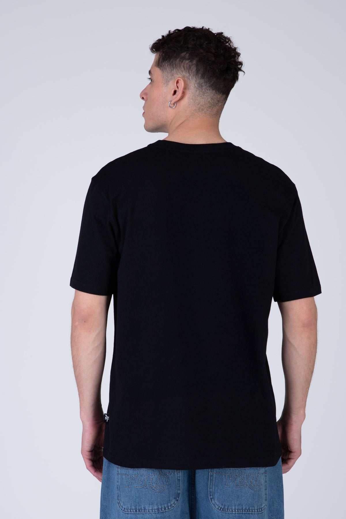 Polera Manga Corta Jackass Chaos Negro Zoo York