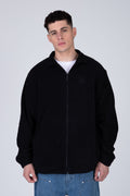 Poleron Zip Polar Original Negro Zoo York