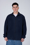 Poleron Zip Polar Original Azul Zoo York