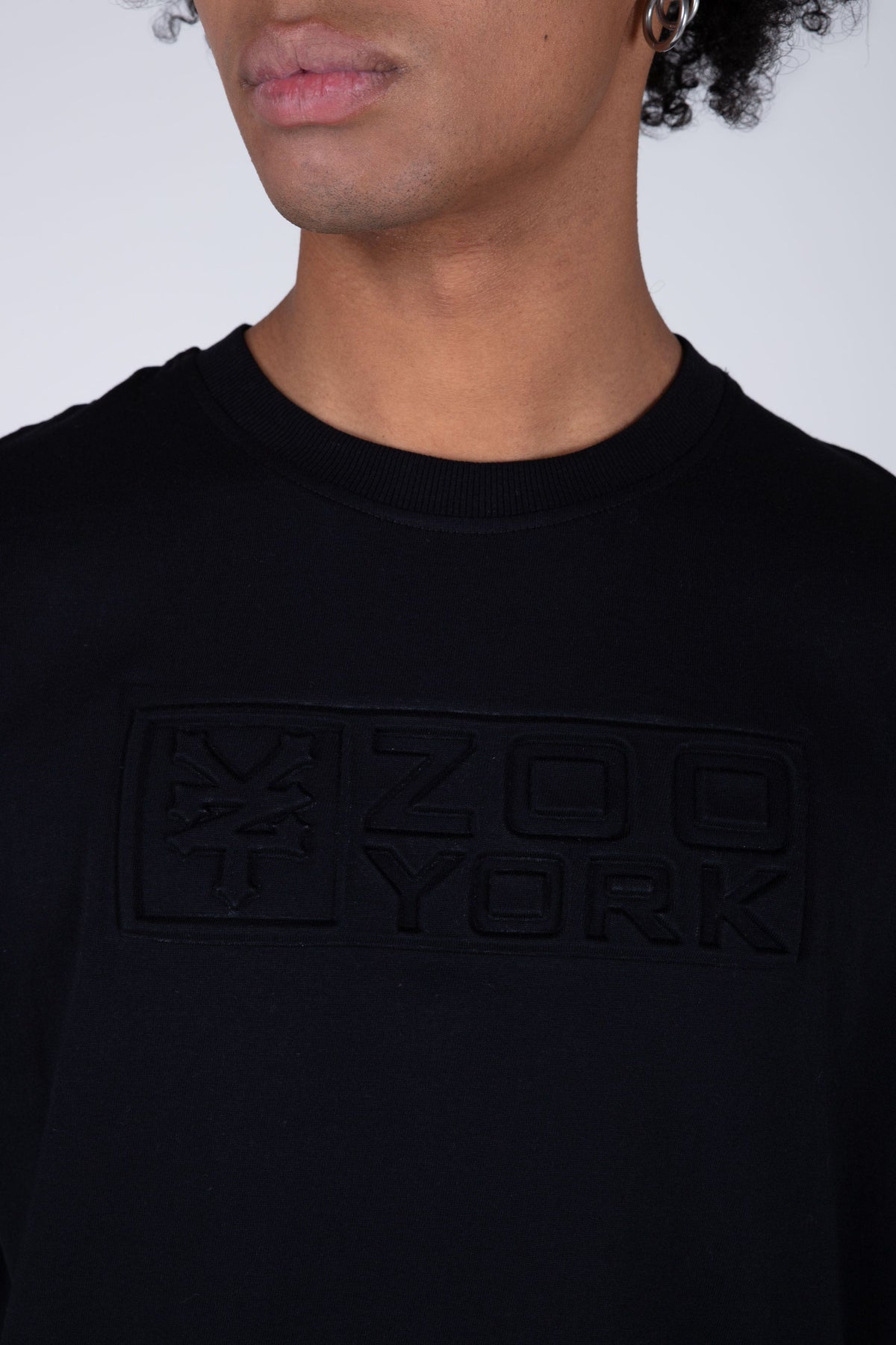 Polera Manga Corta North Negro Zoo York