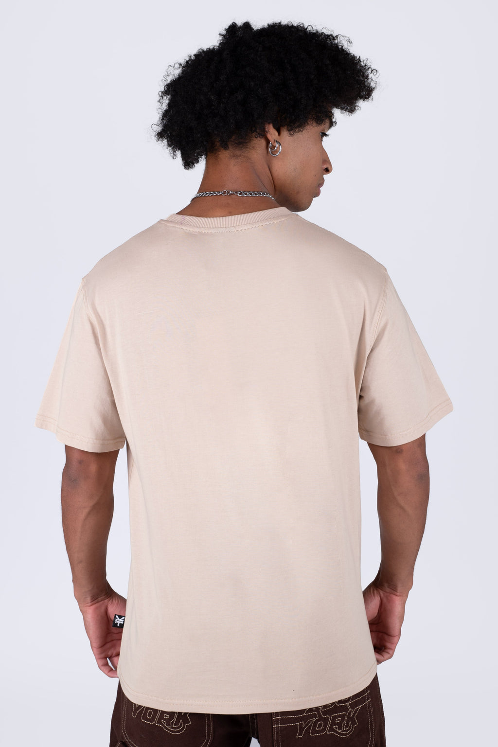 Polera Manga Corta Greca Café Bronce Zoo York