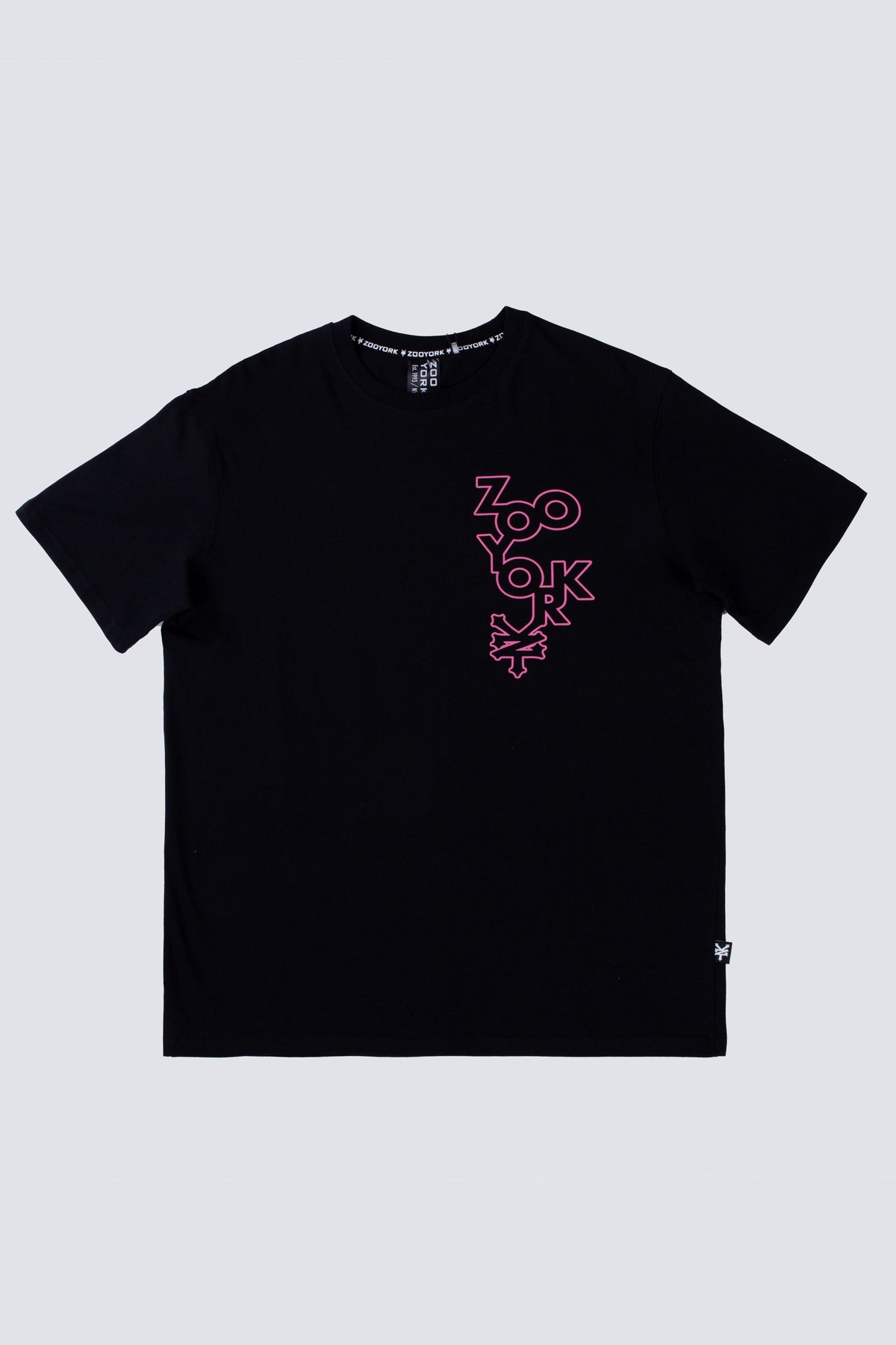 Polera Manga Corta Dropping Negro Zoo York