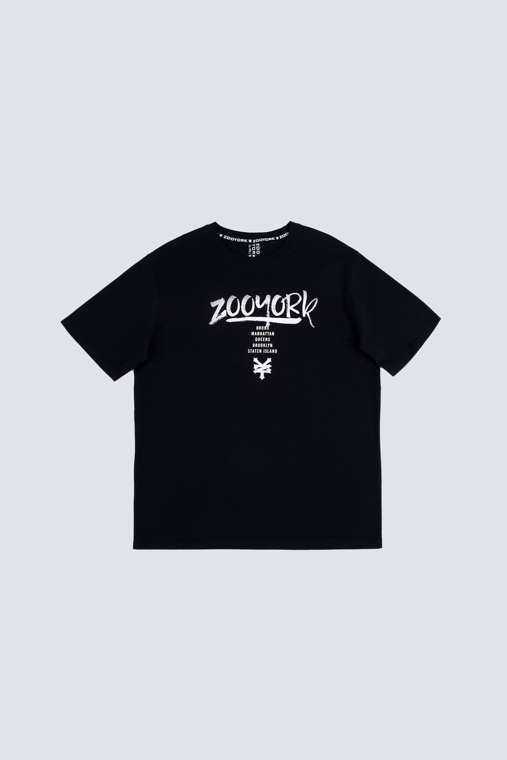 Polera Manga Corta Subart Negro Zoo York