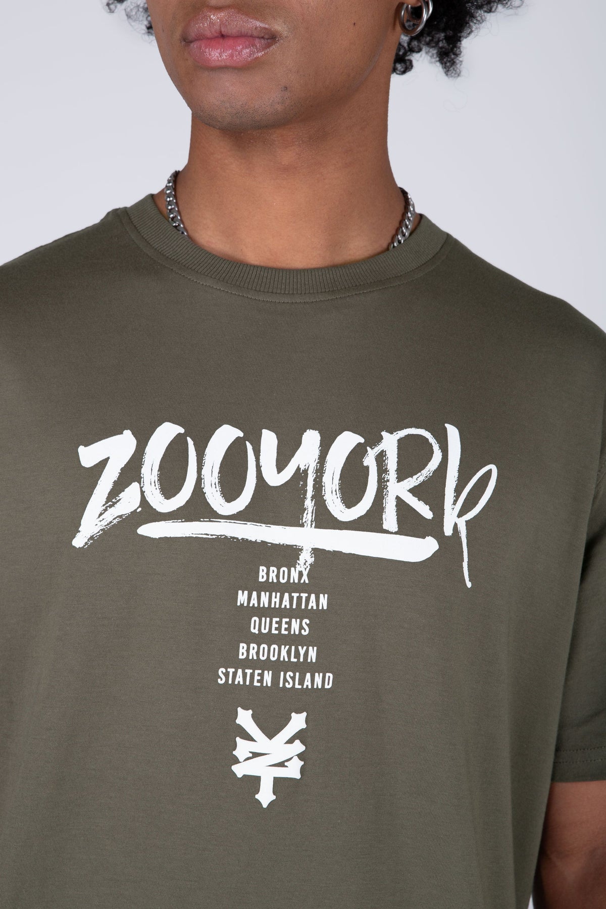 Polera Manga Corta Subart Verde Zoo York