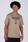 Polera Manga Corta Subart Beige Zoo York