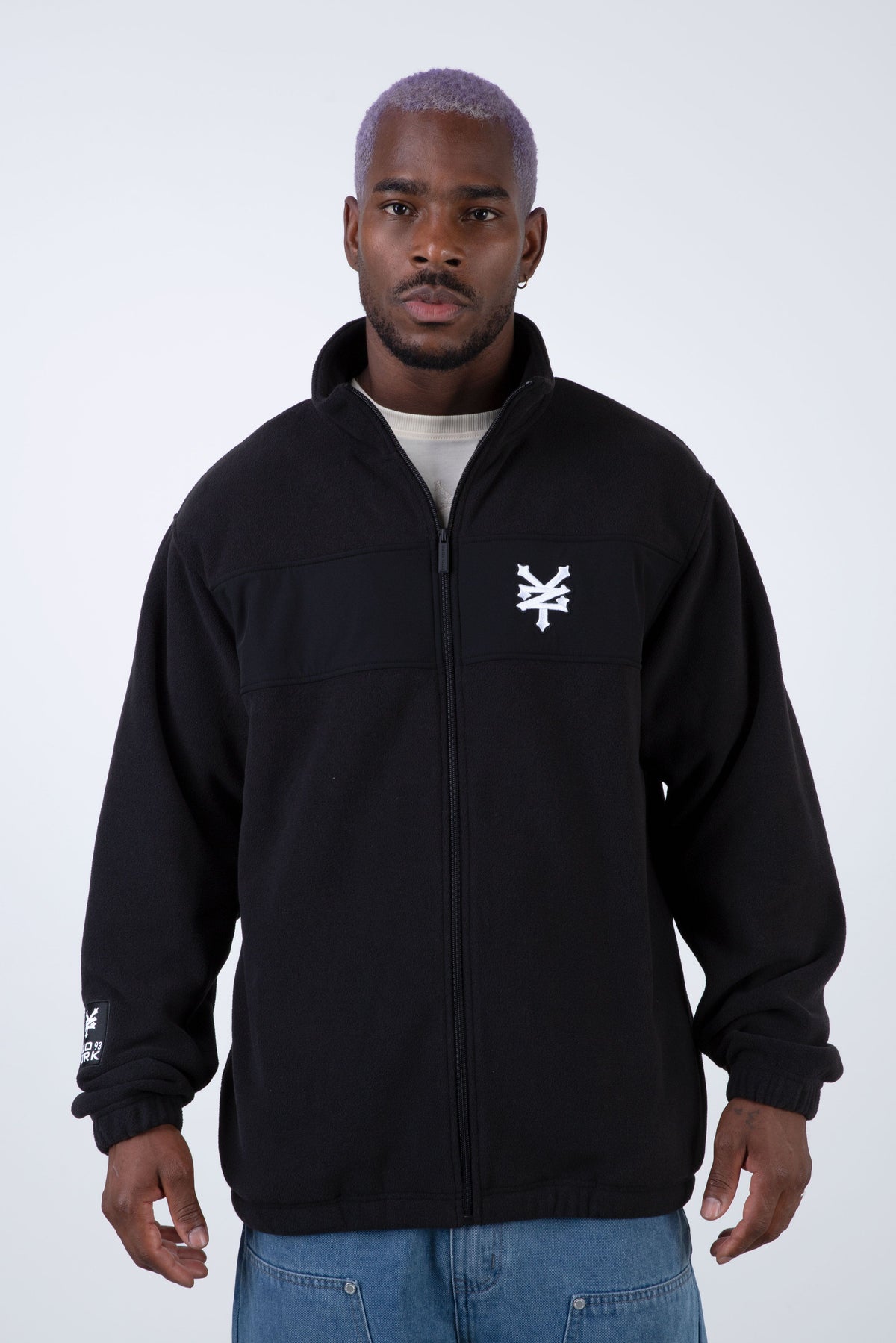 Poleron Zip Polarexit Negro Zoo York