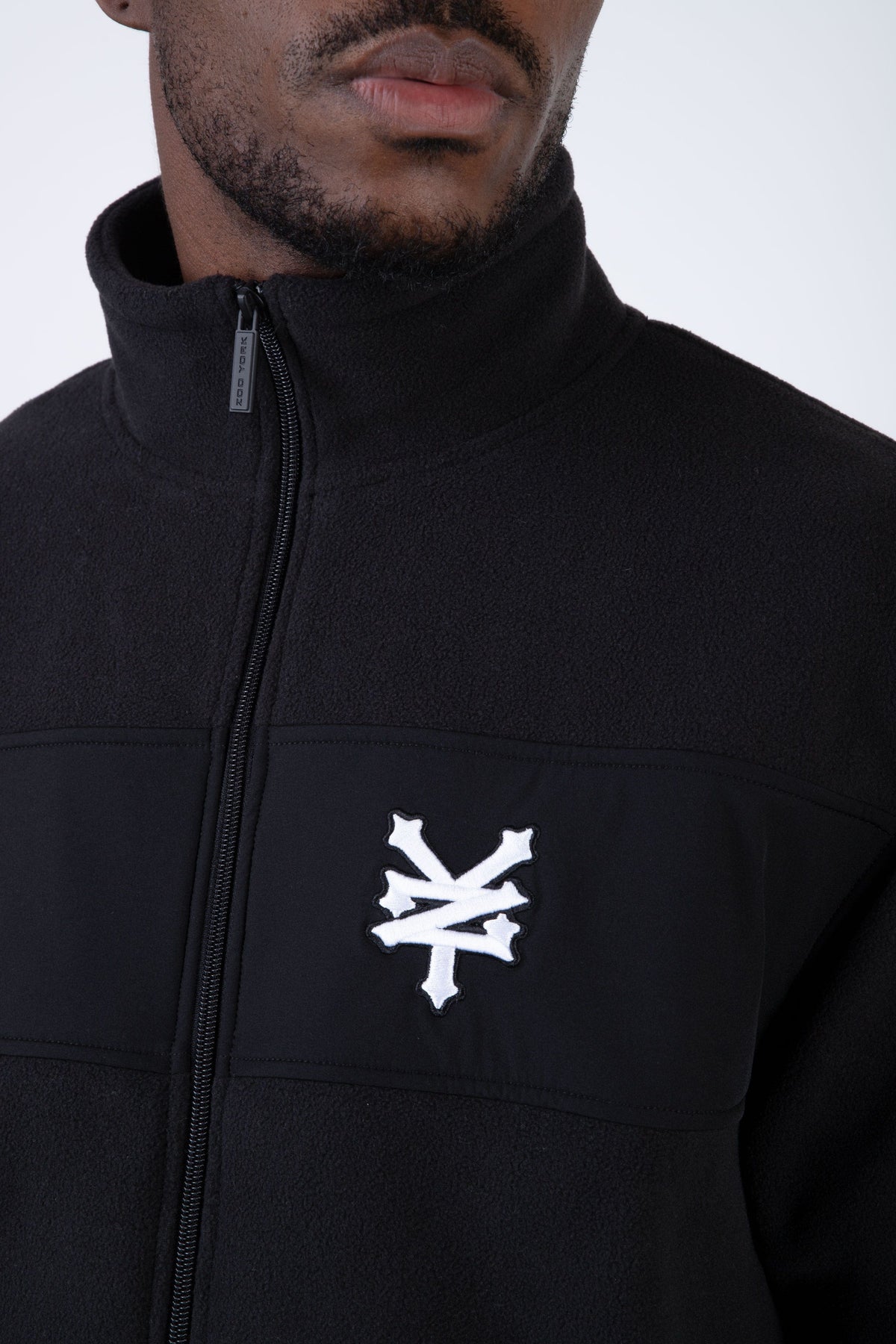 Poleron Zip Polarexit Negro Zoo York