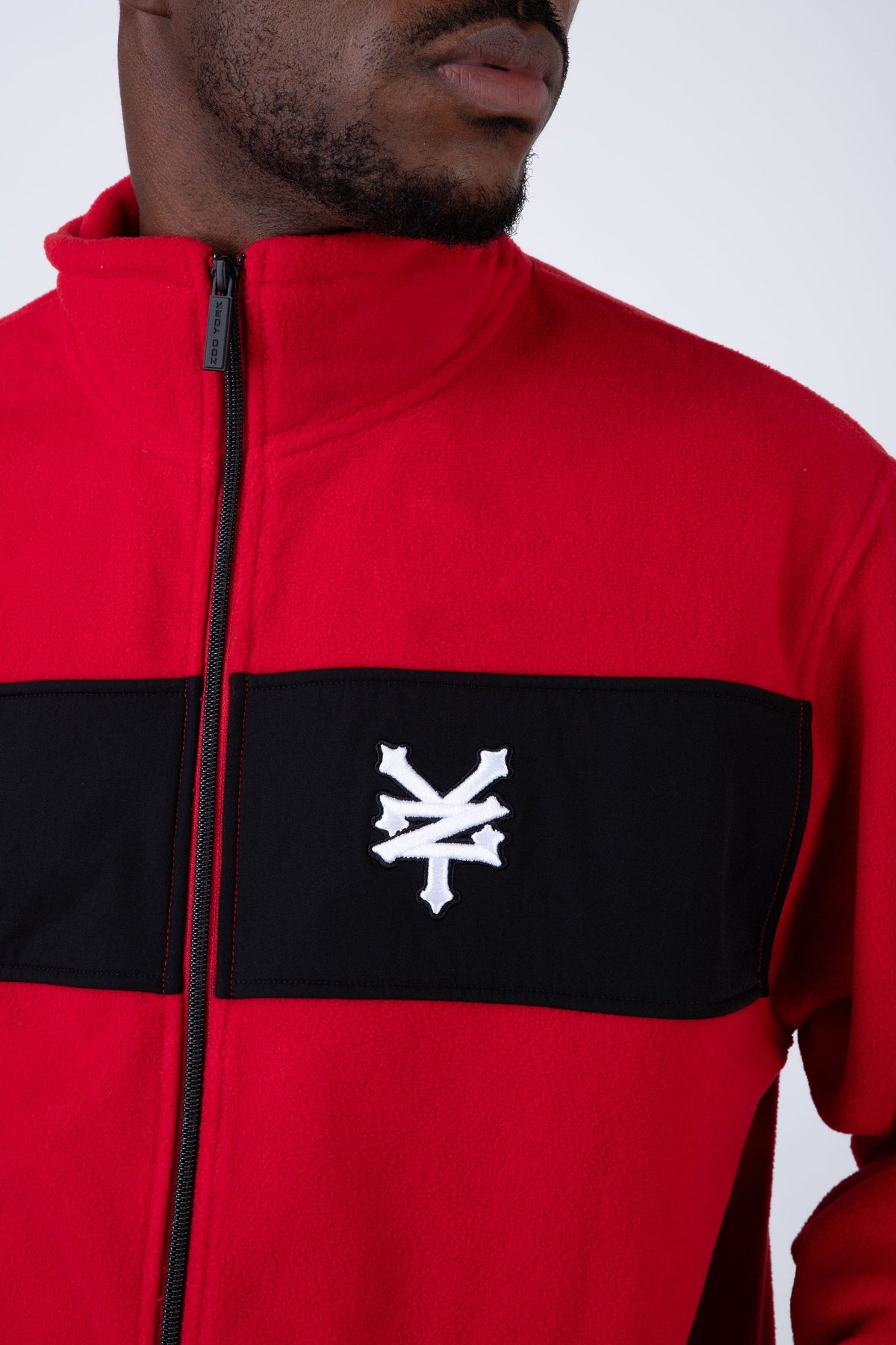 Poleron Zip Polarexit Rojo Zoo York