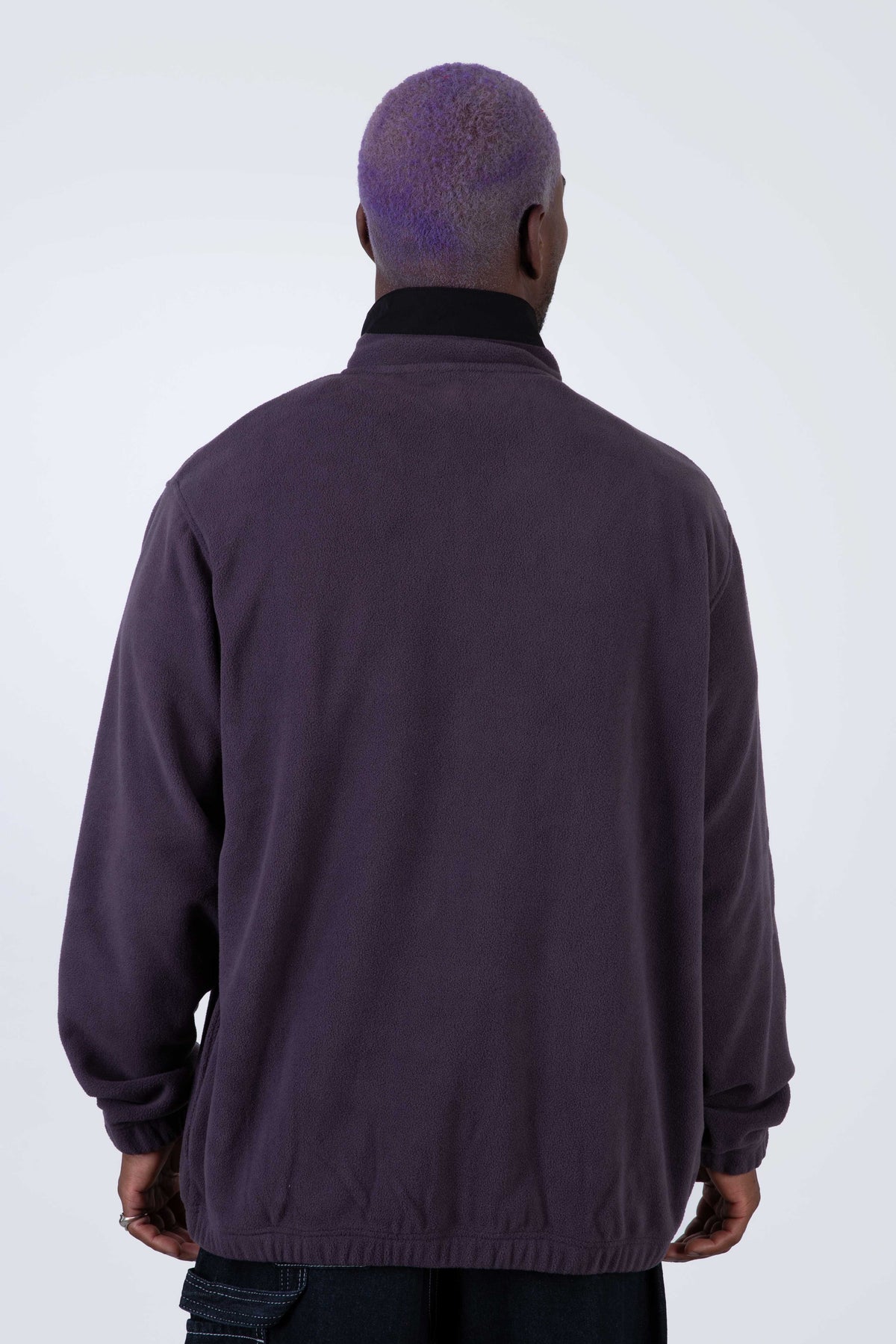 Poleron Zip Polarrevo Morado Zoo York