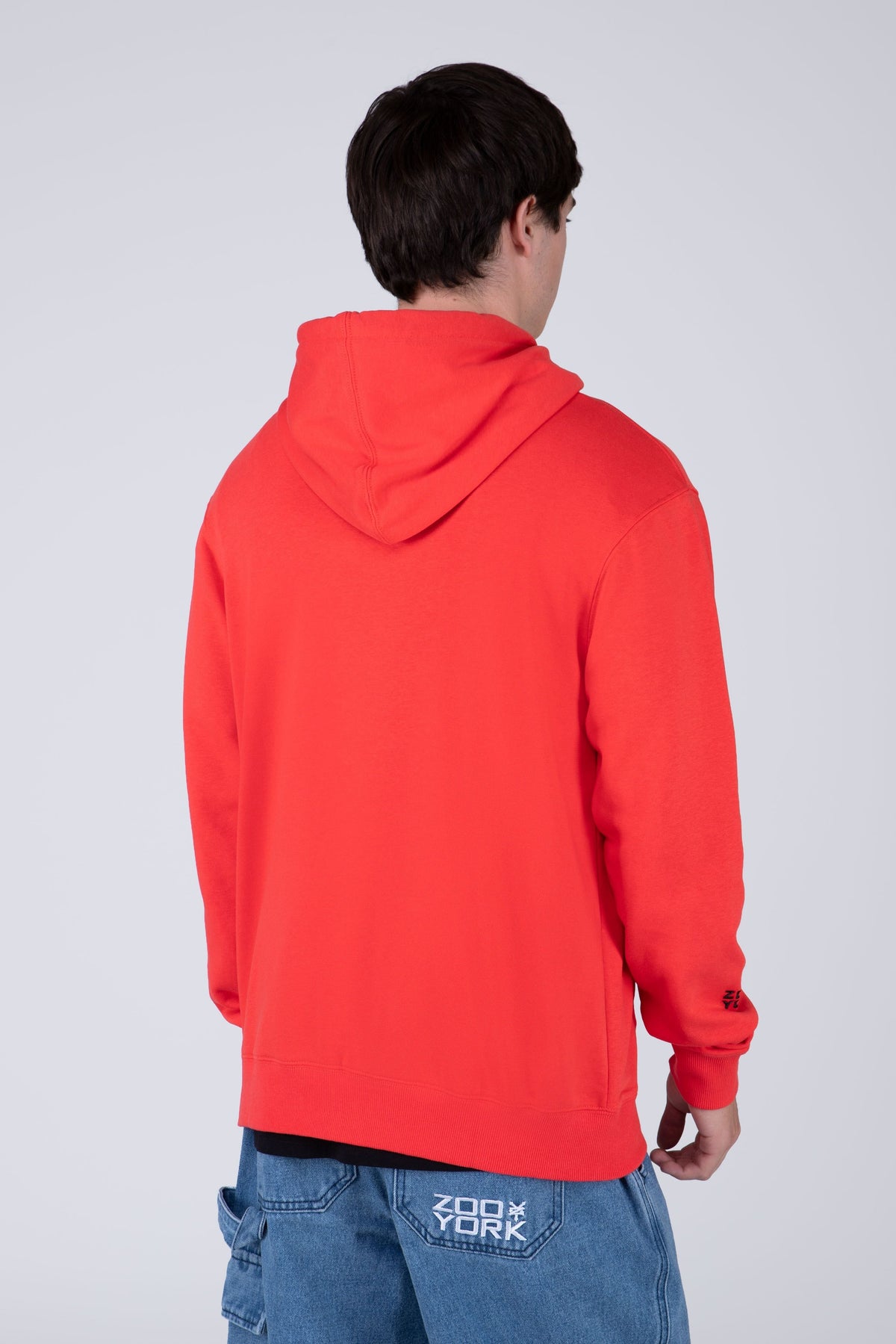 Polerón Zip Original Double Rojo Zoo York