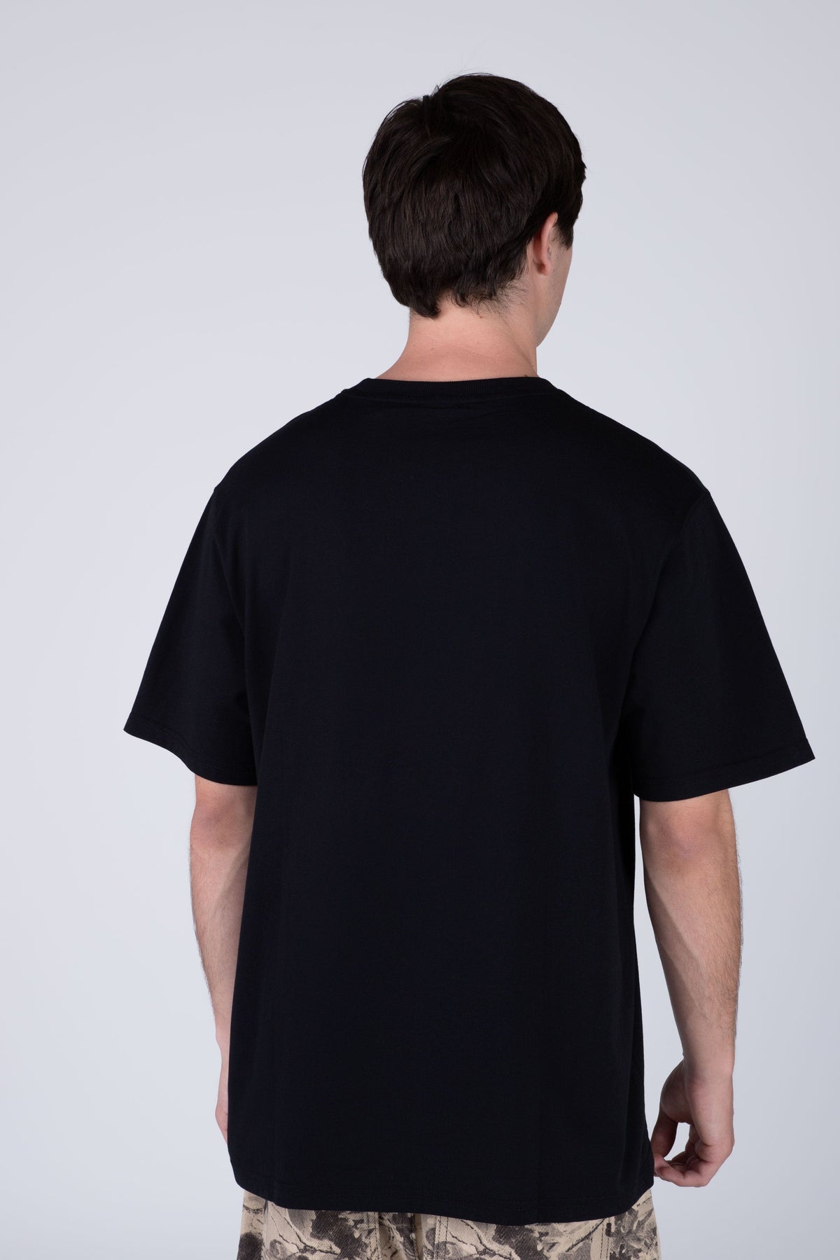 Polera Manga Corta Original Double Negro Zoo York