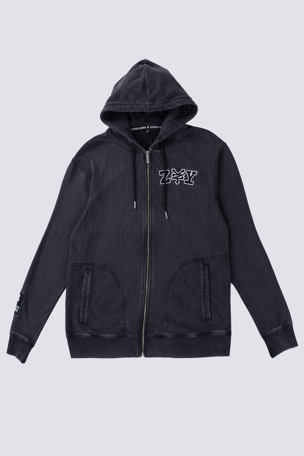 Polerón Zip Beast Gris Zoo York
