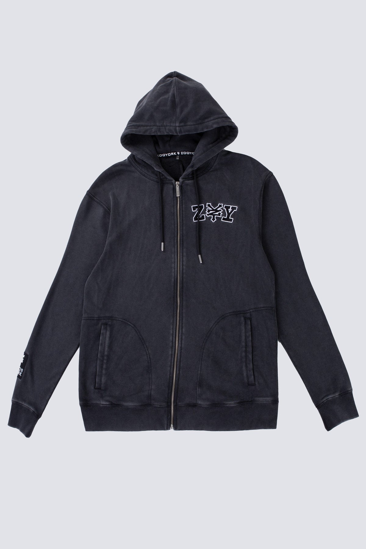 Polerón Zip Beast Gris Zoo York