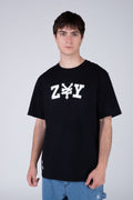 Polera Manga Corta Beast Negro Zoo York