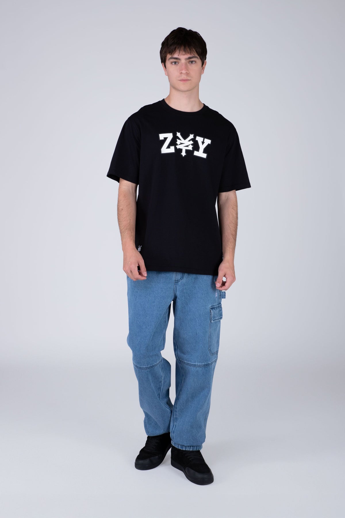 Polera Manga Corta Beast Negro Zoo York