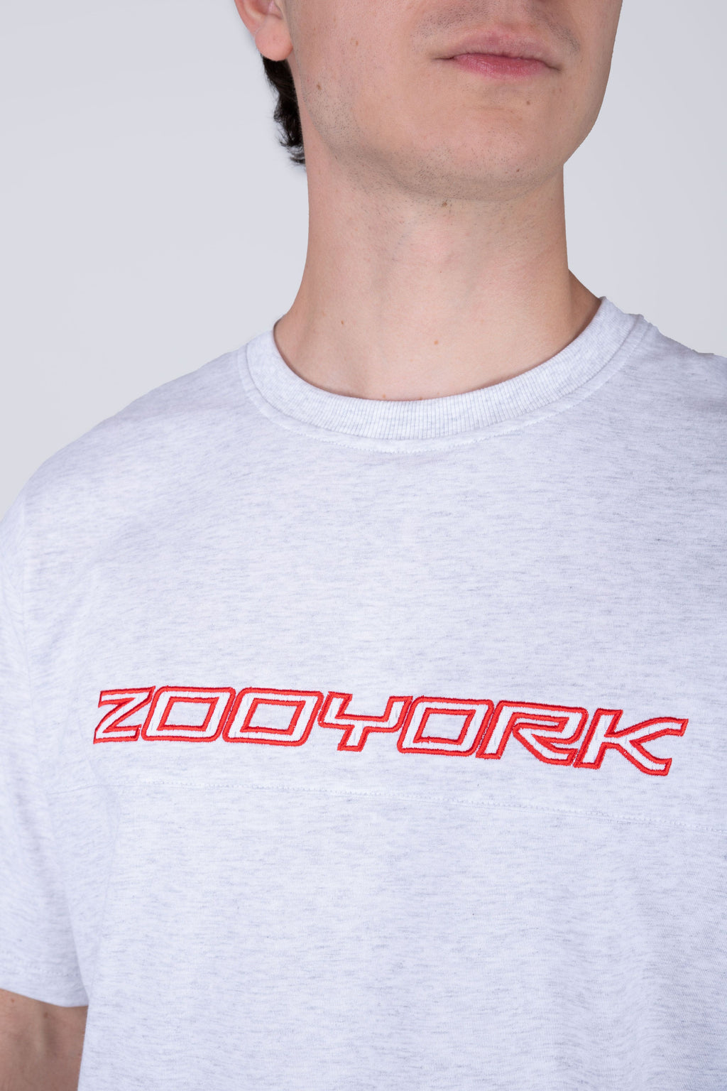 Polera Manga Corta Disturb Gris Zoo York