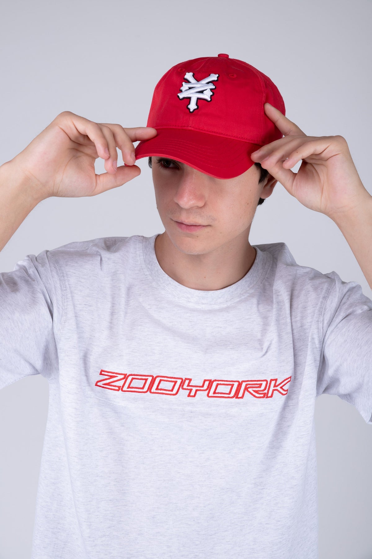 Polera Manga Corta Disturb Gris Zoo York