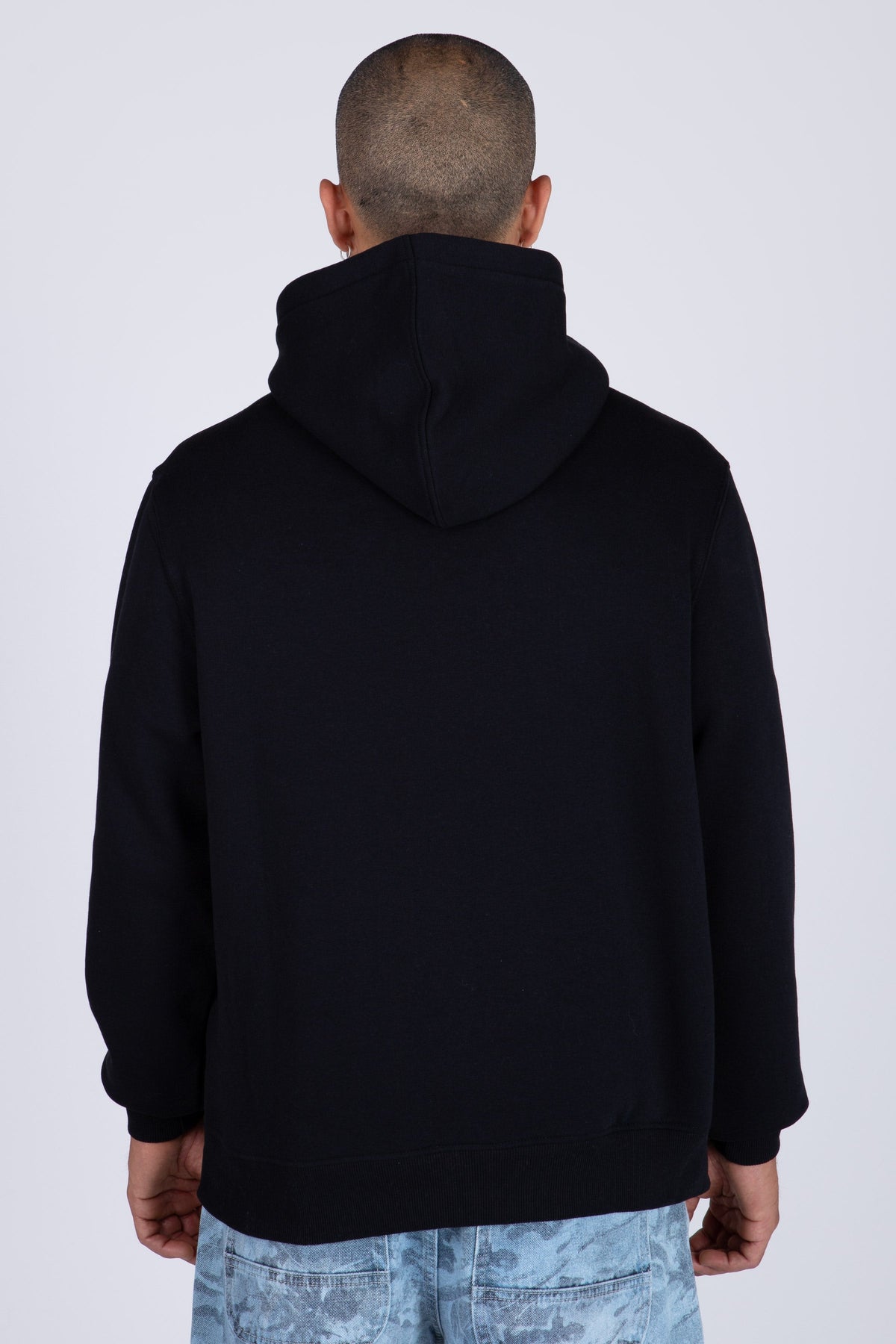Poleron Hood Original Texture Negro Zoo York