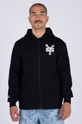 Poleron Zip Original In Negro Zoo York