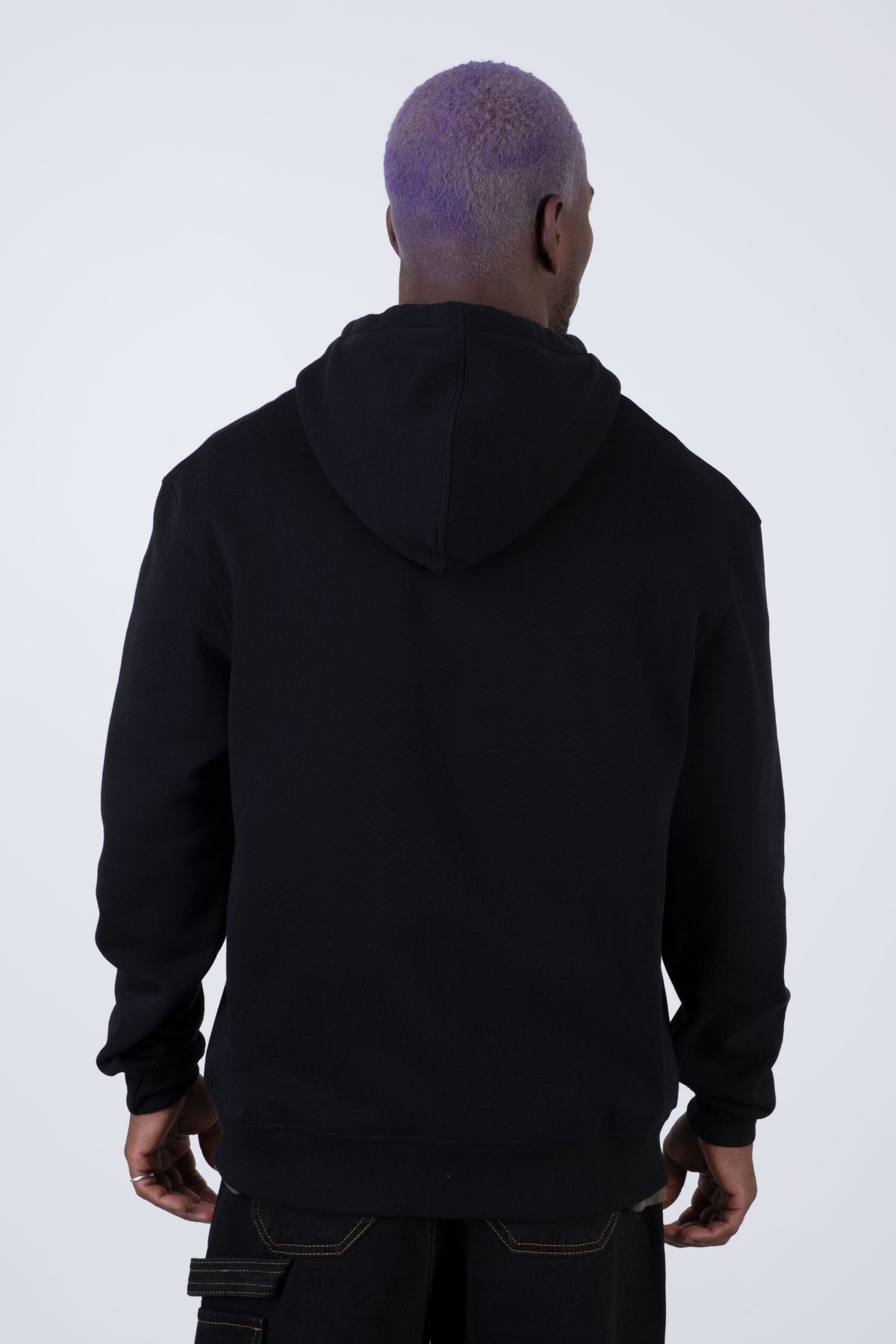 Poleron Zip Budget Negro Zoo York