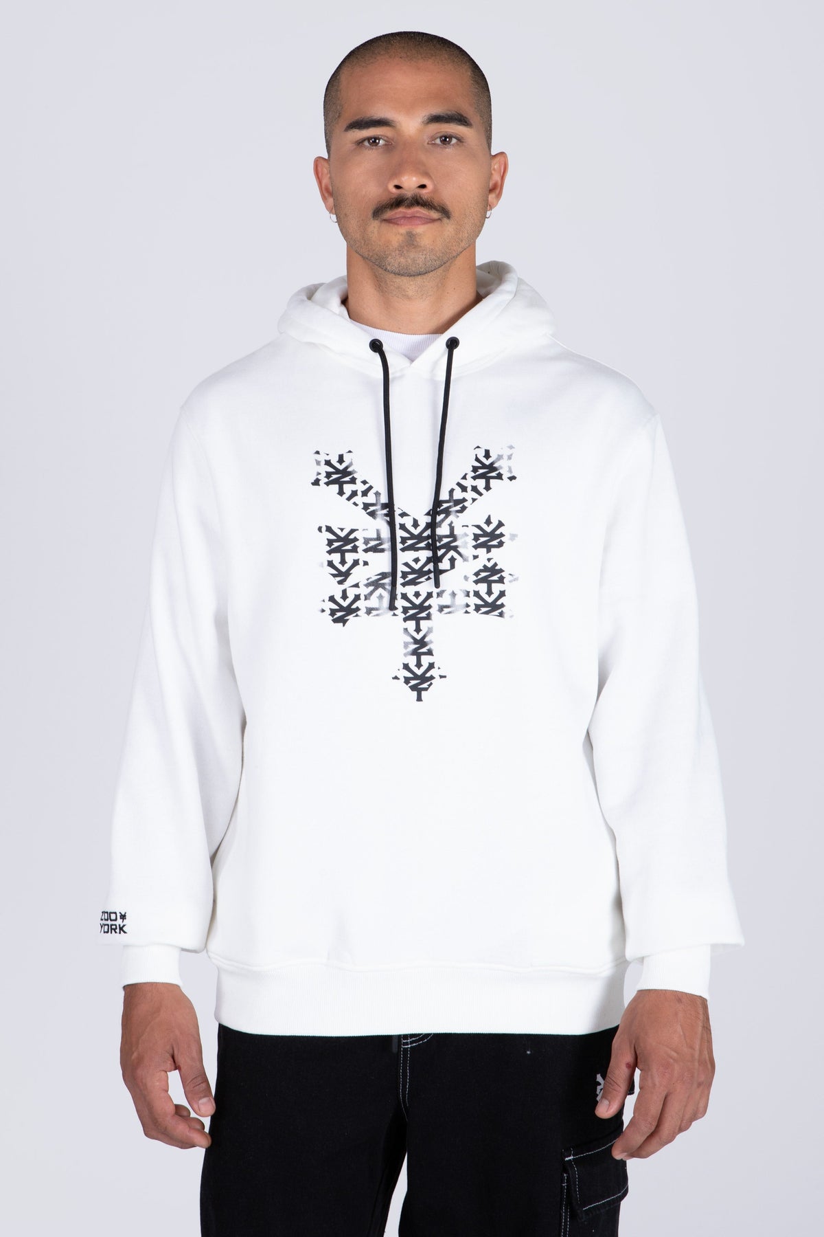 Poleron Hood Fade Beige Zoo York