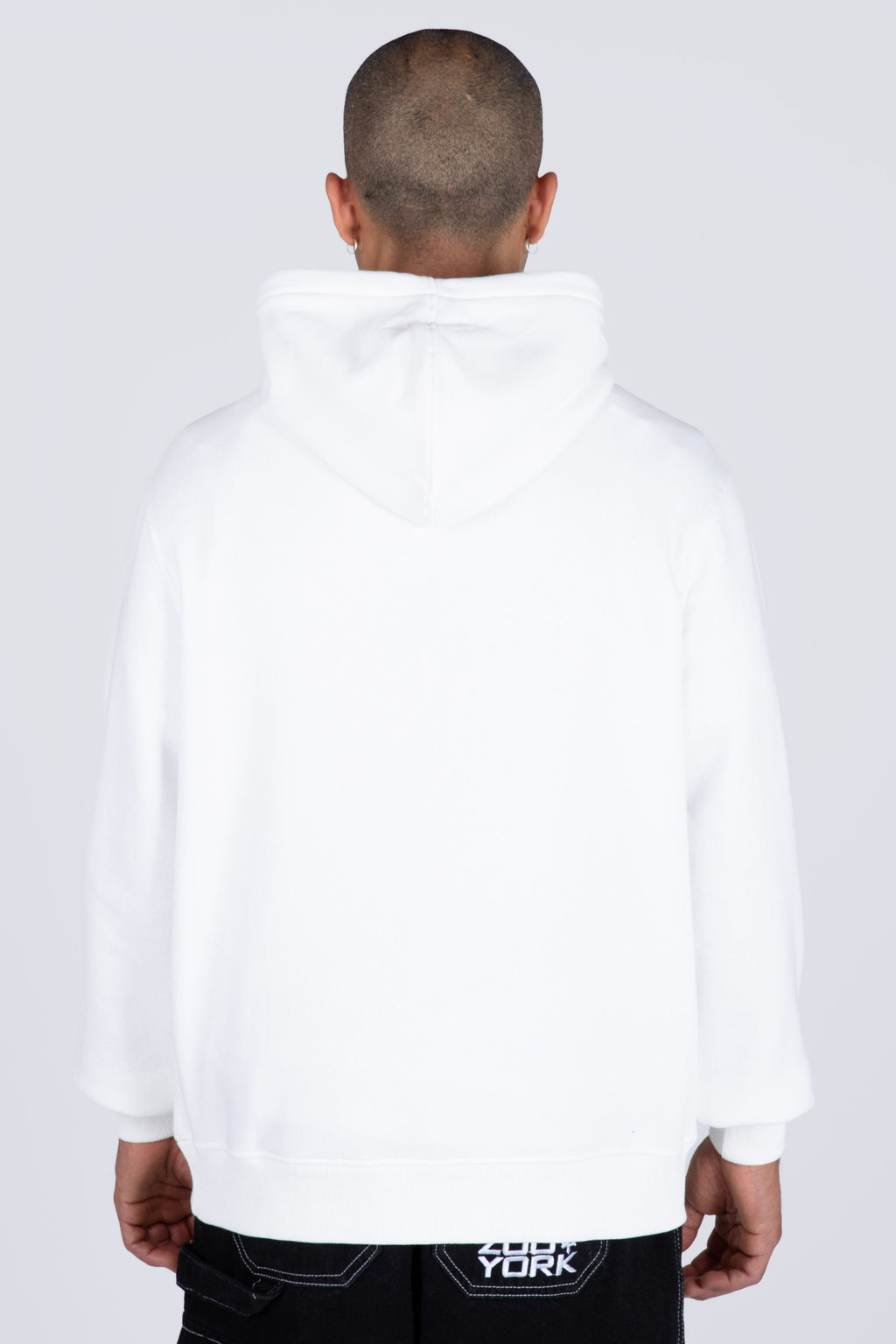 Poleron Hood Fade Beige Zoo York