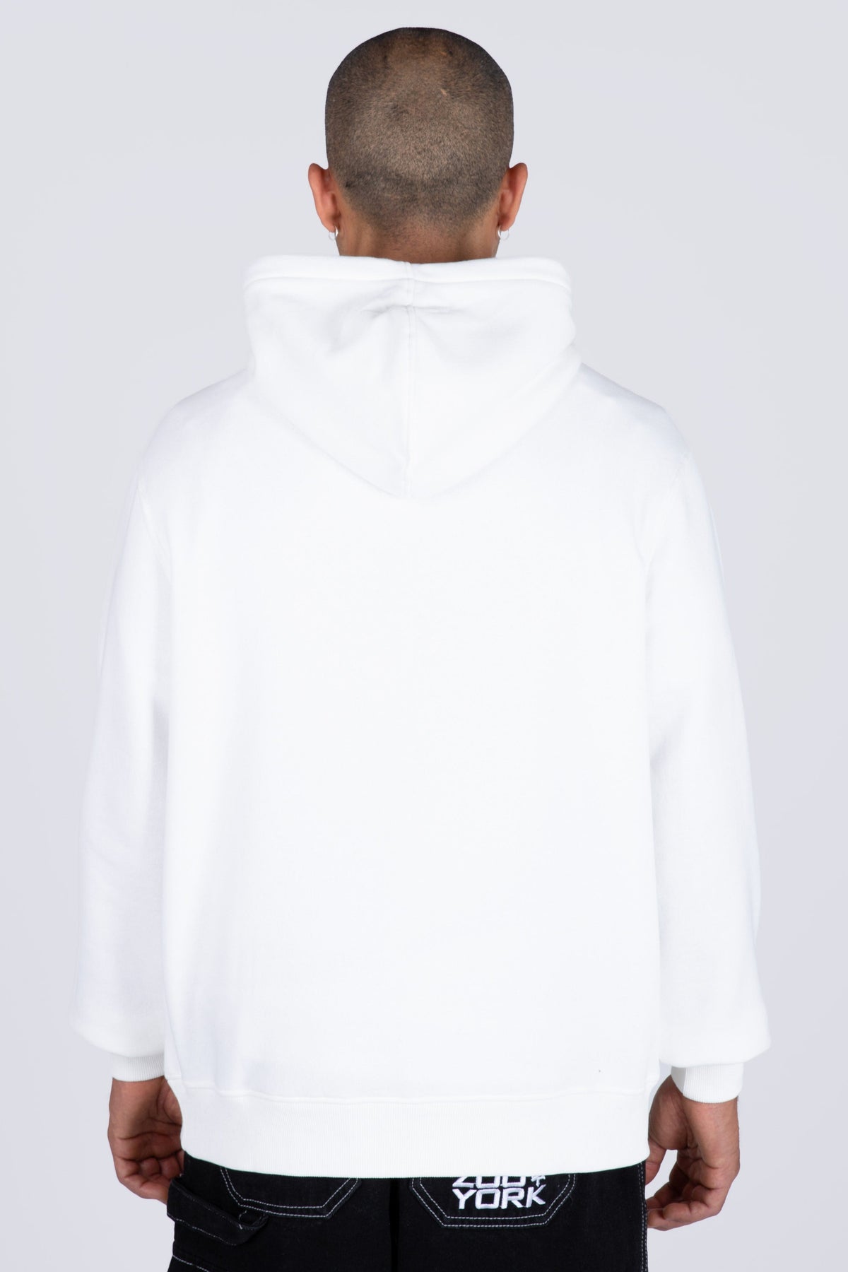 Poleron Hood Fade Beige Zoo York