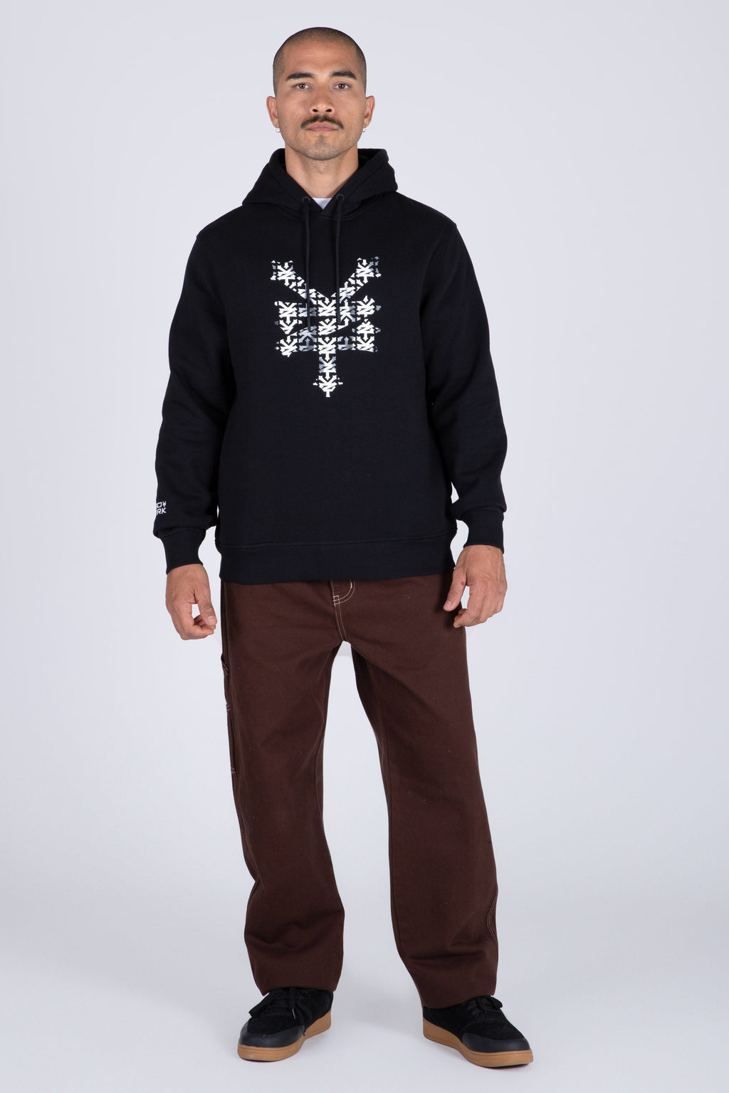 Poleron Hood Fade Negro Zoo York