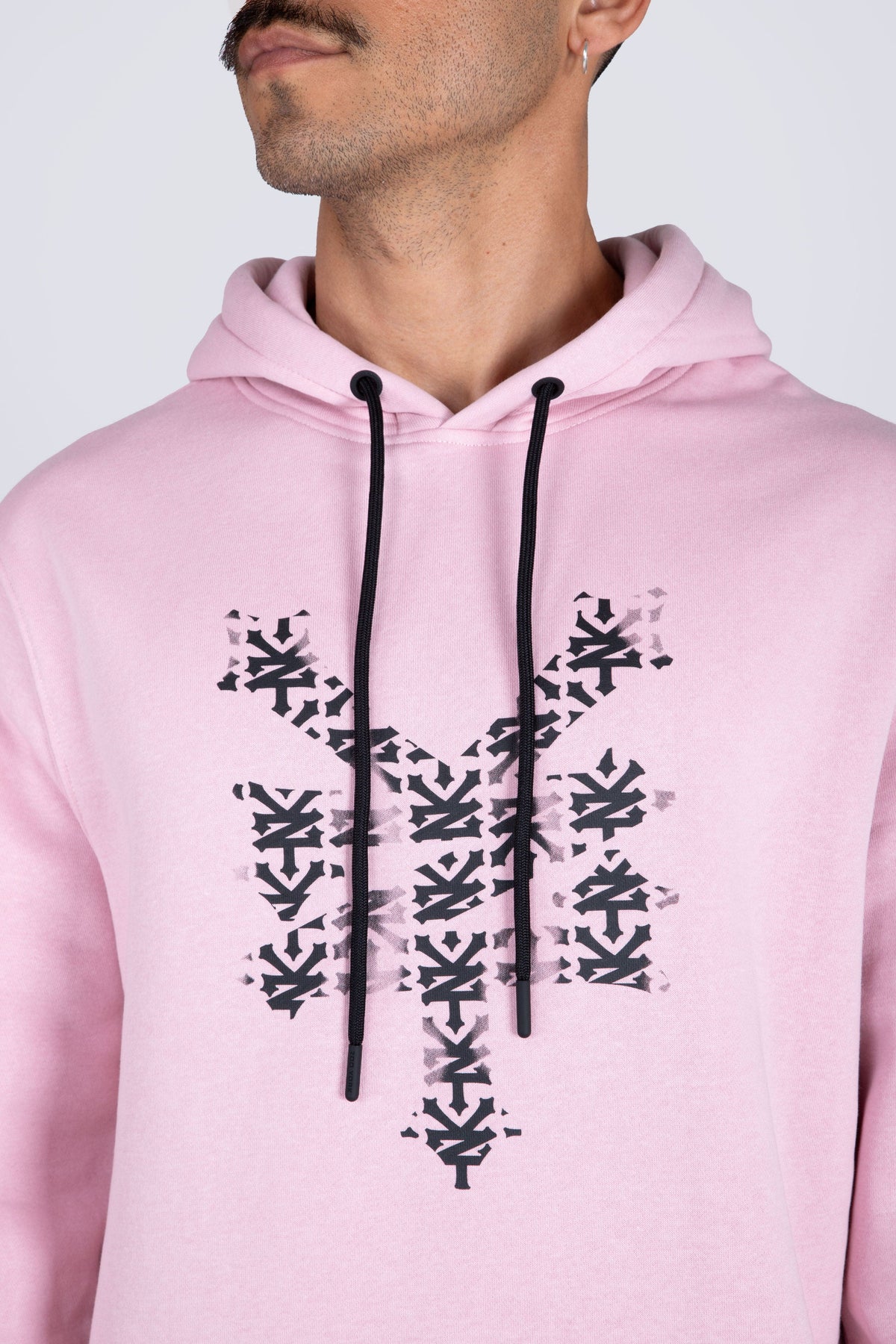 Poleron Hood Fade Rosado Zoo York