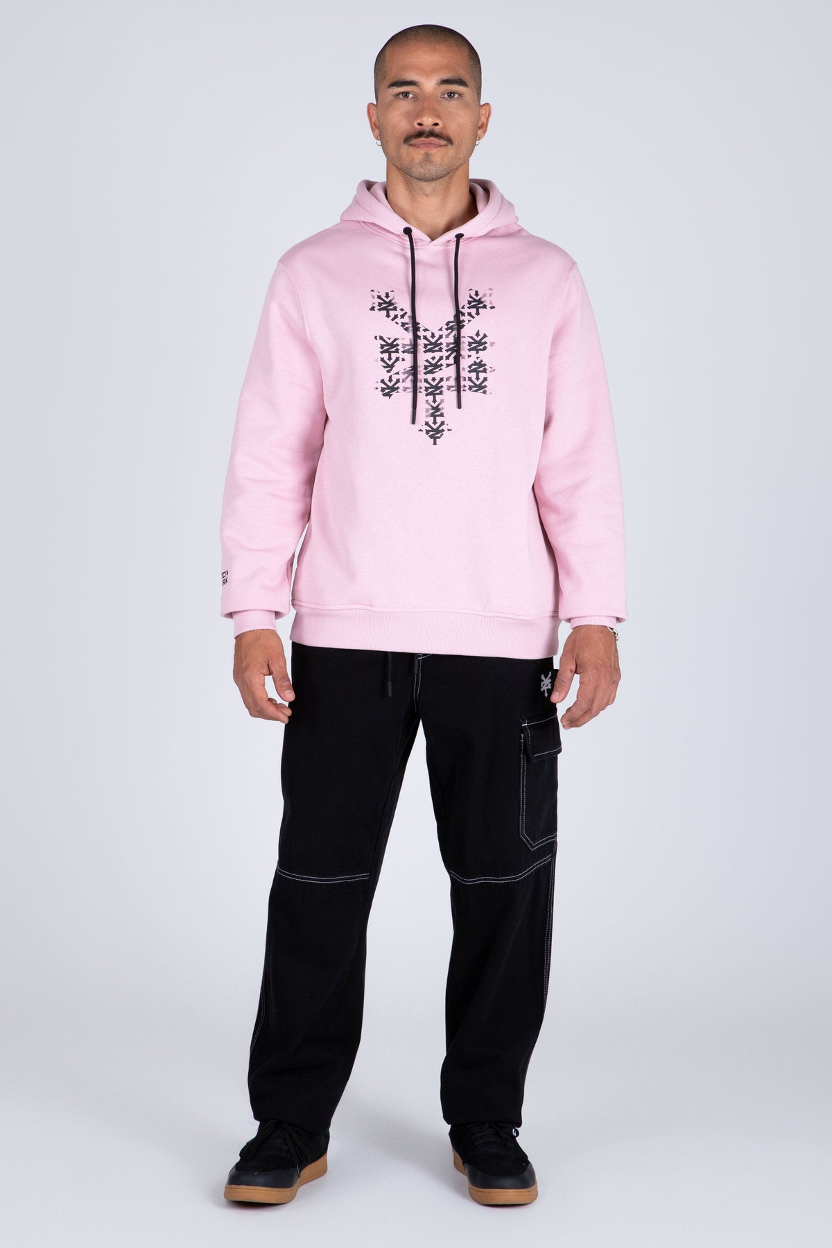 Poleron Hood Fade Rosado Zoo York