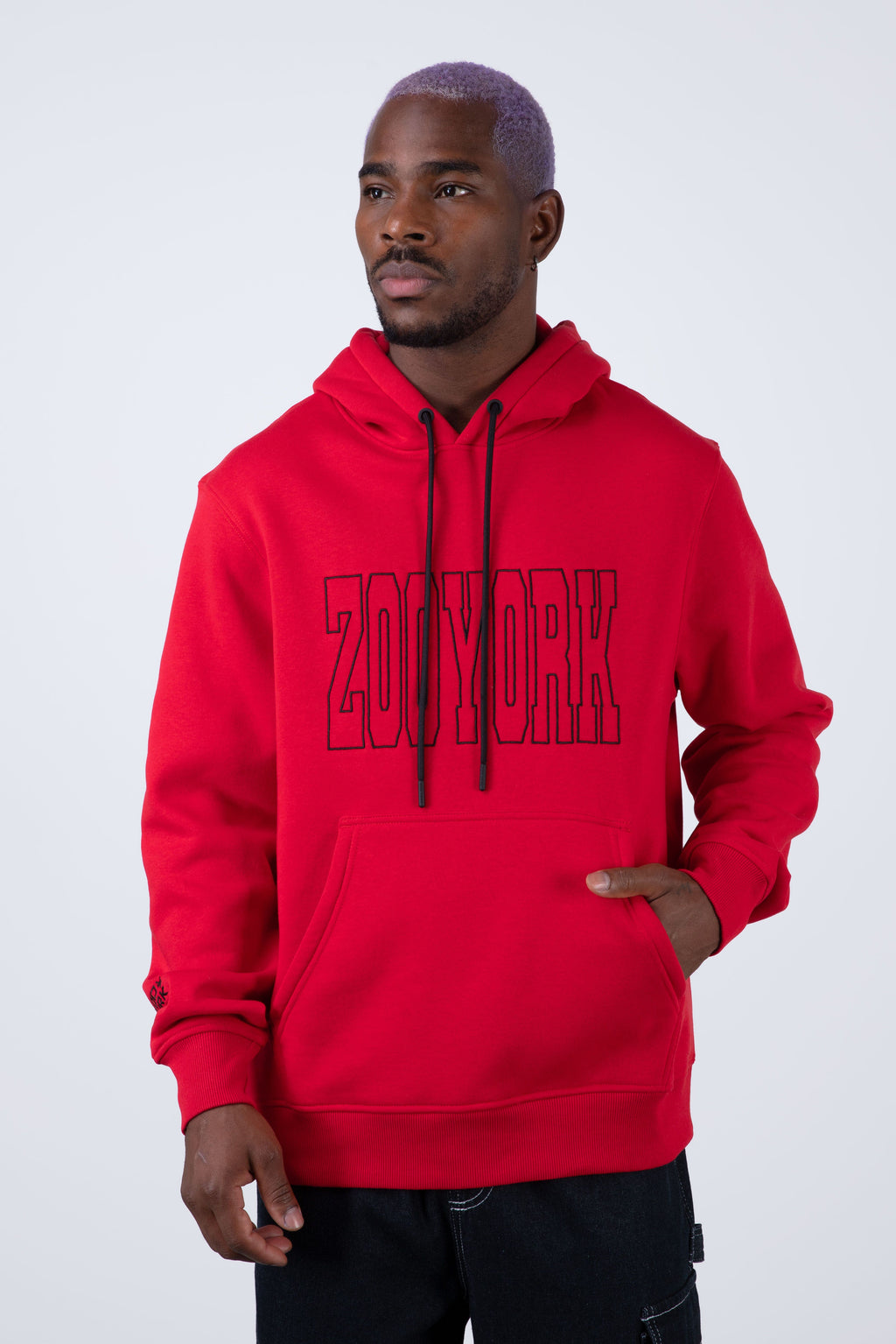 Poleron Hood Revengeland Rojo Zoo York