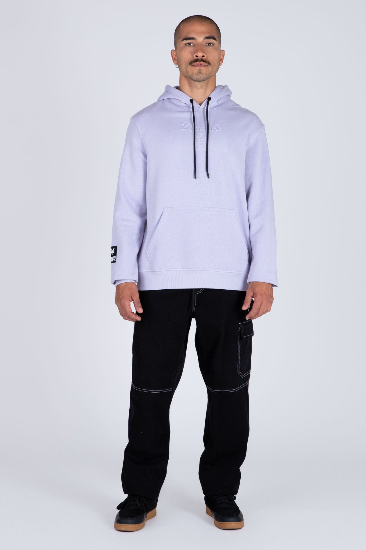 Poleron Hood Federal Morado Zoo York