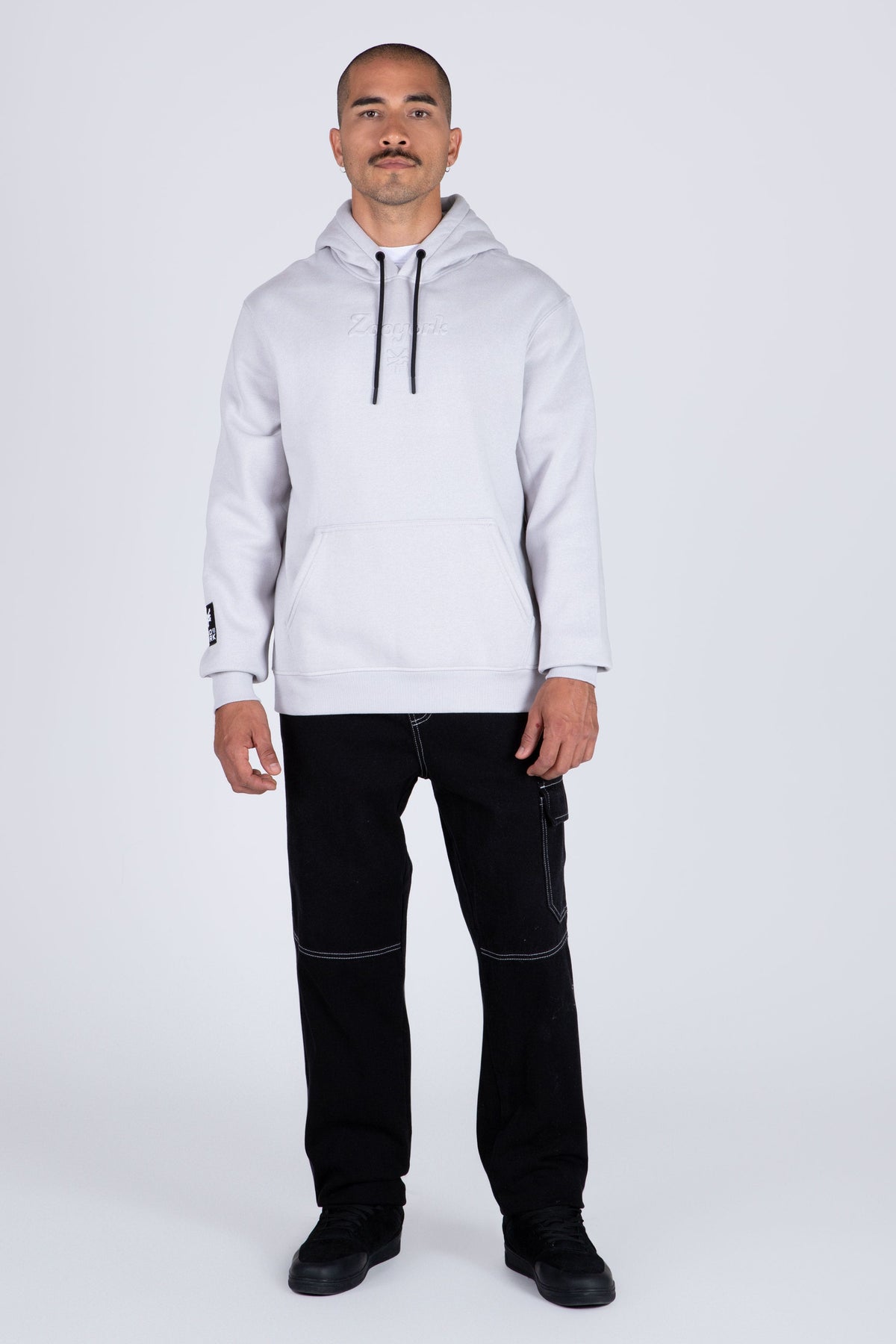 Poleron Hood Federal Gris Zoo York