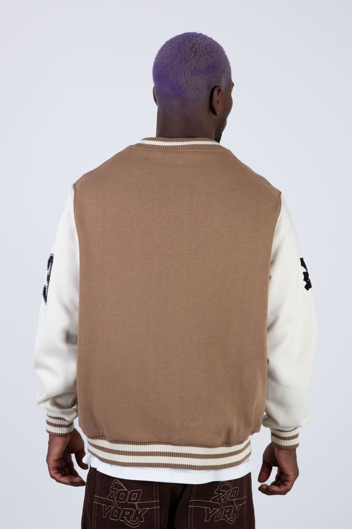 Poleron Bomber Court Beige Zoo York