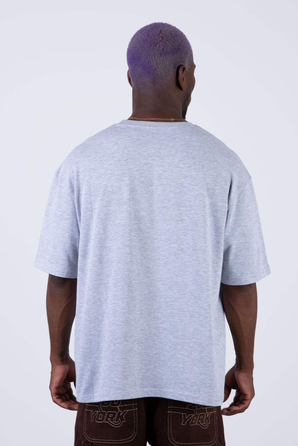 Polera Manga Corta Give93 Gris Zoo York