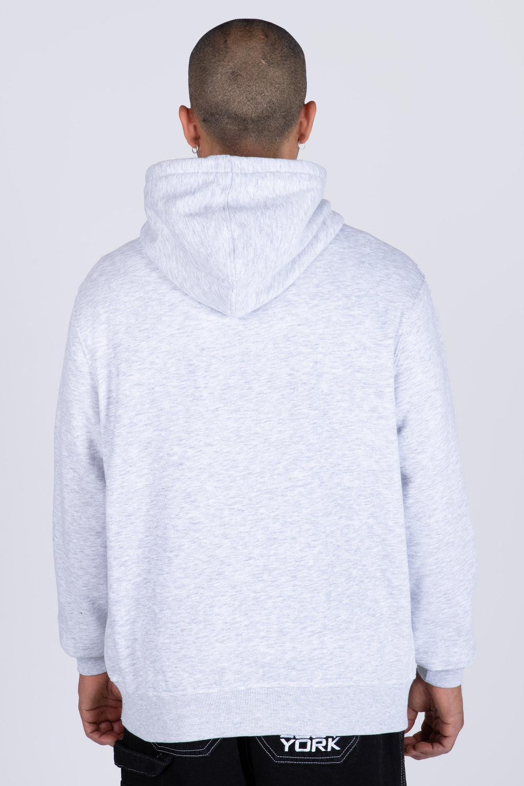 Poleron Zip Original Texture Gris Zoo York