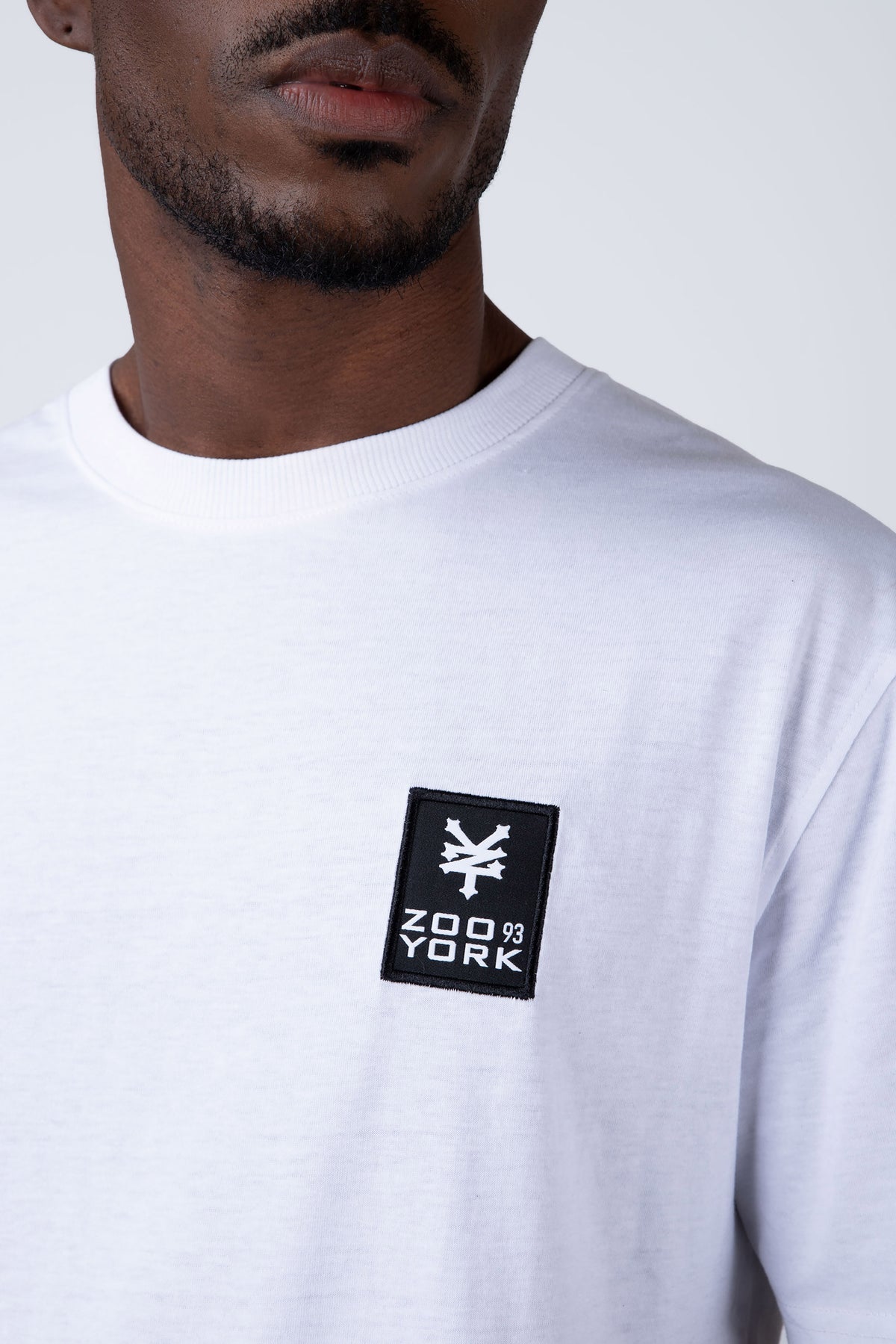 Polera Manga Corta Minimal Blanco