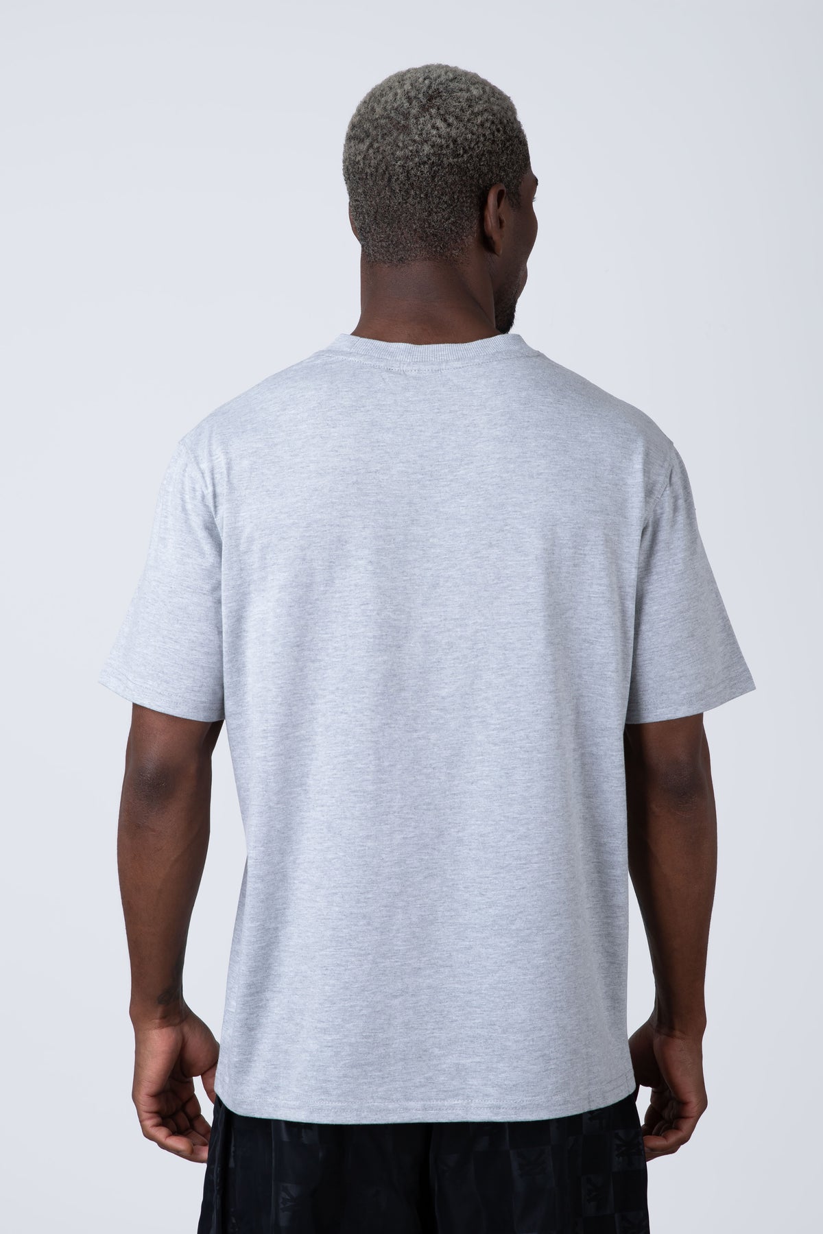 Polera Manga Corta Minimal Gris