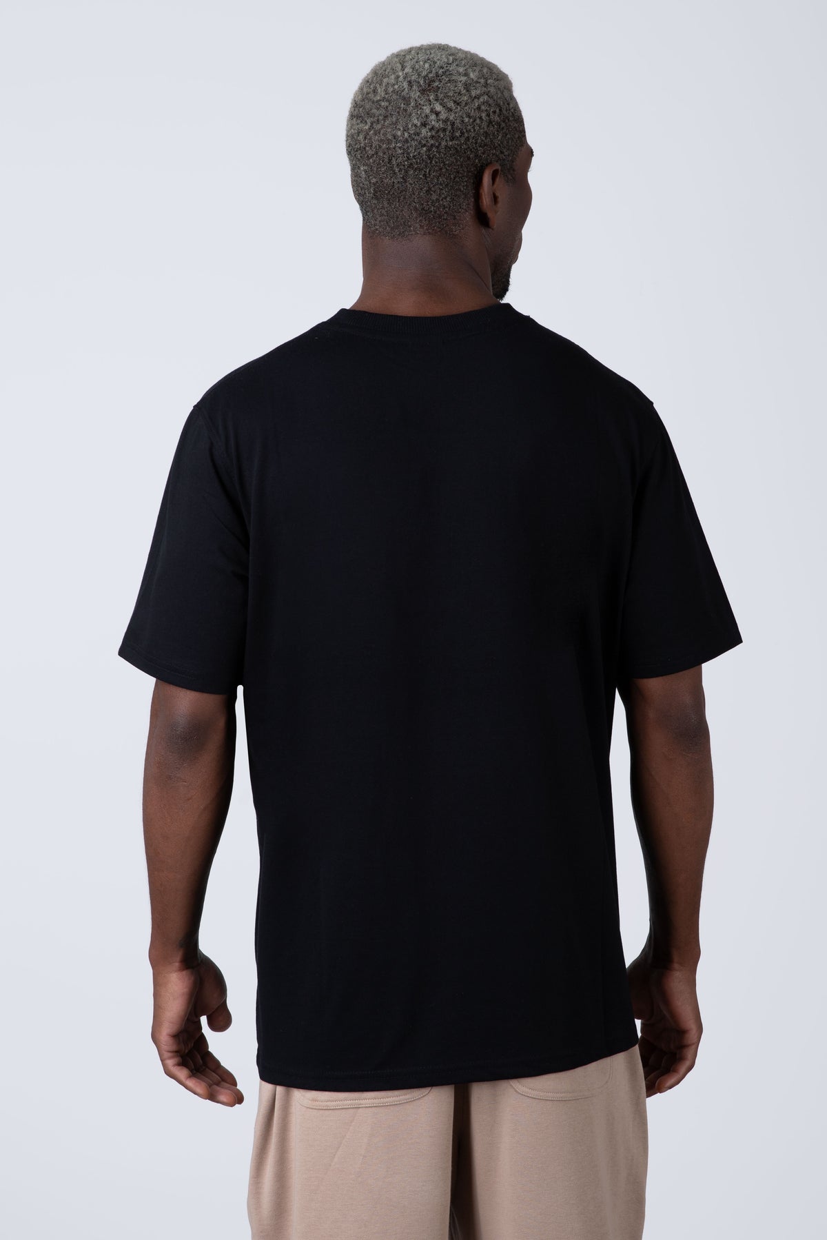 Polera Manga Corta Minimal Negro