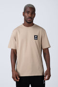 Polera Manga Corta Minimal Café