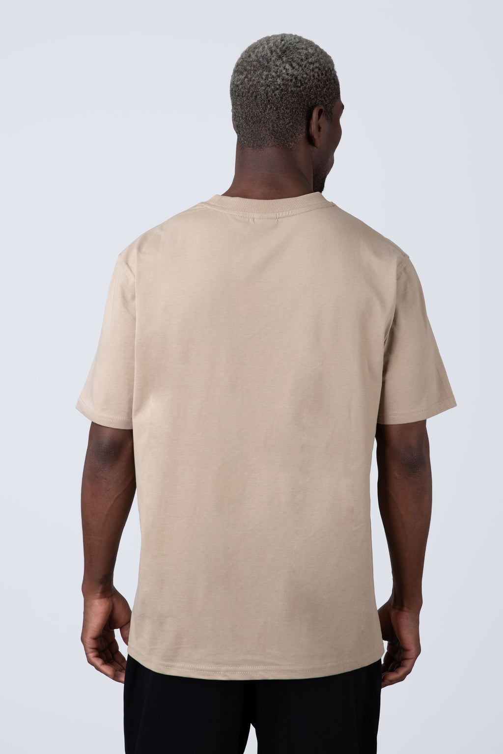 Polera Manga Corta Minimal Café