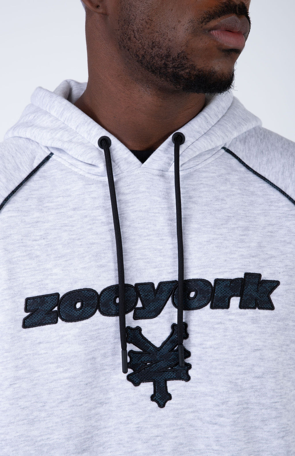 Poleron Hood Trade Gris Zoo York