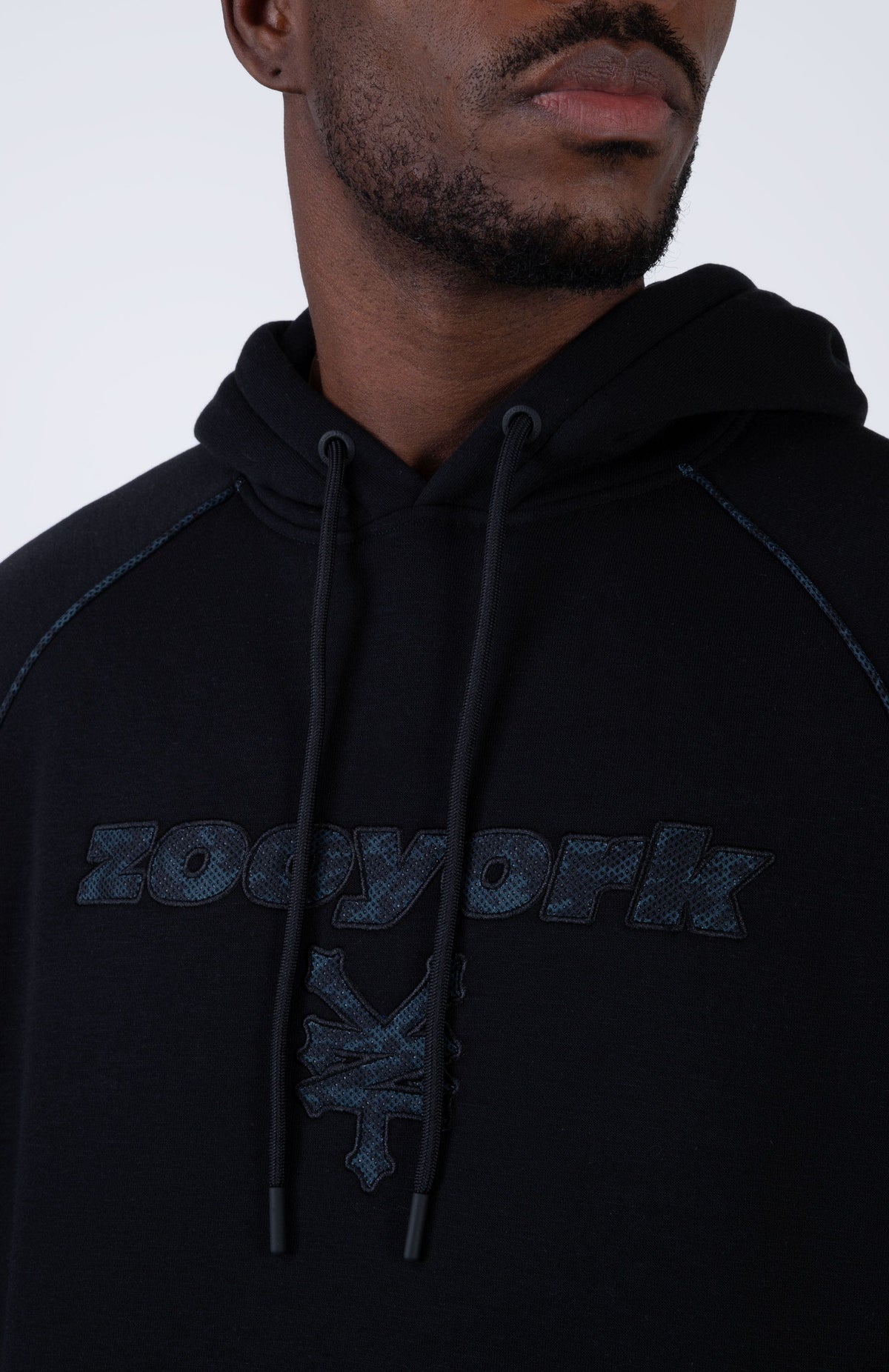Poleron Hood Trade Negro Zoo York
