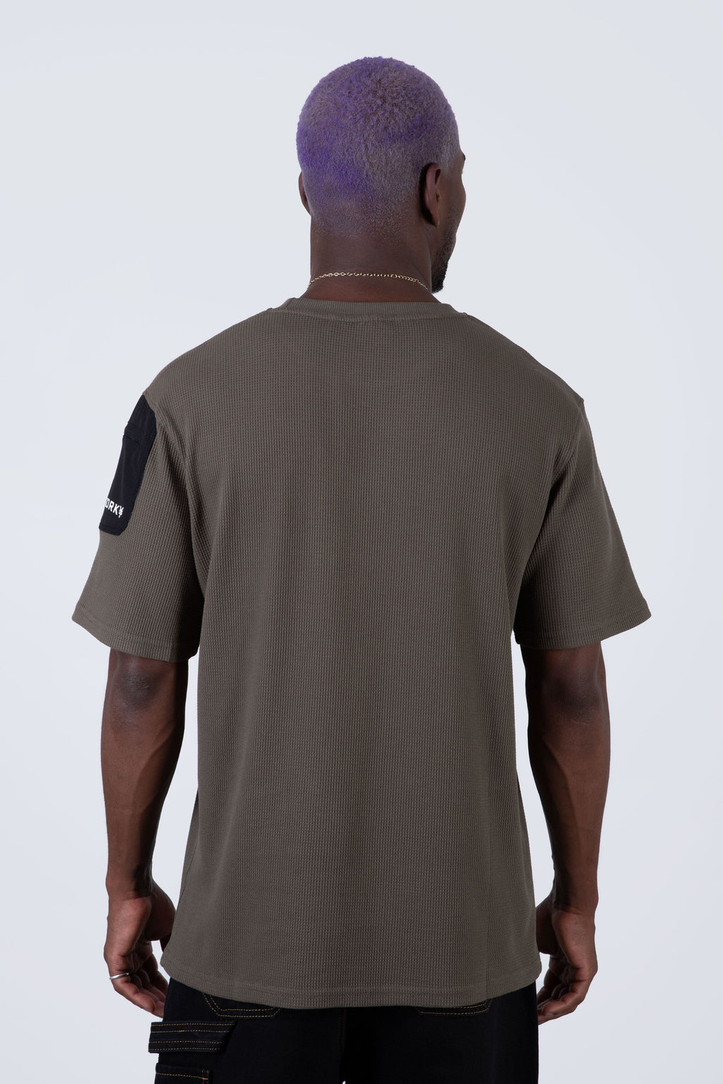 Polera Manga Corta Waffle Tech Verde Zoo York