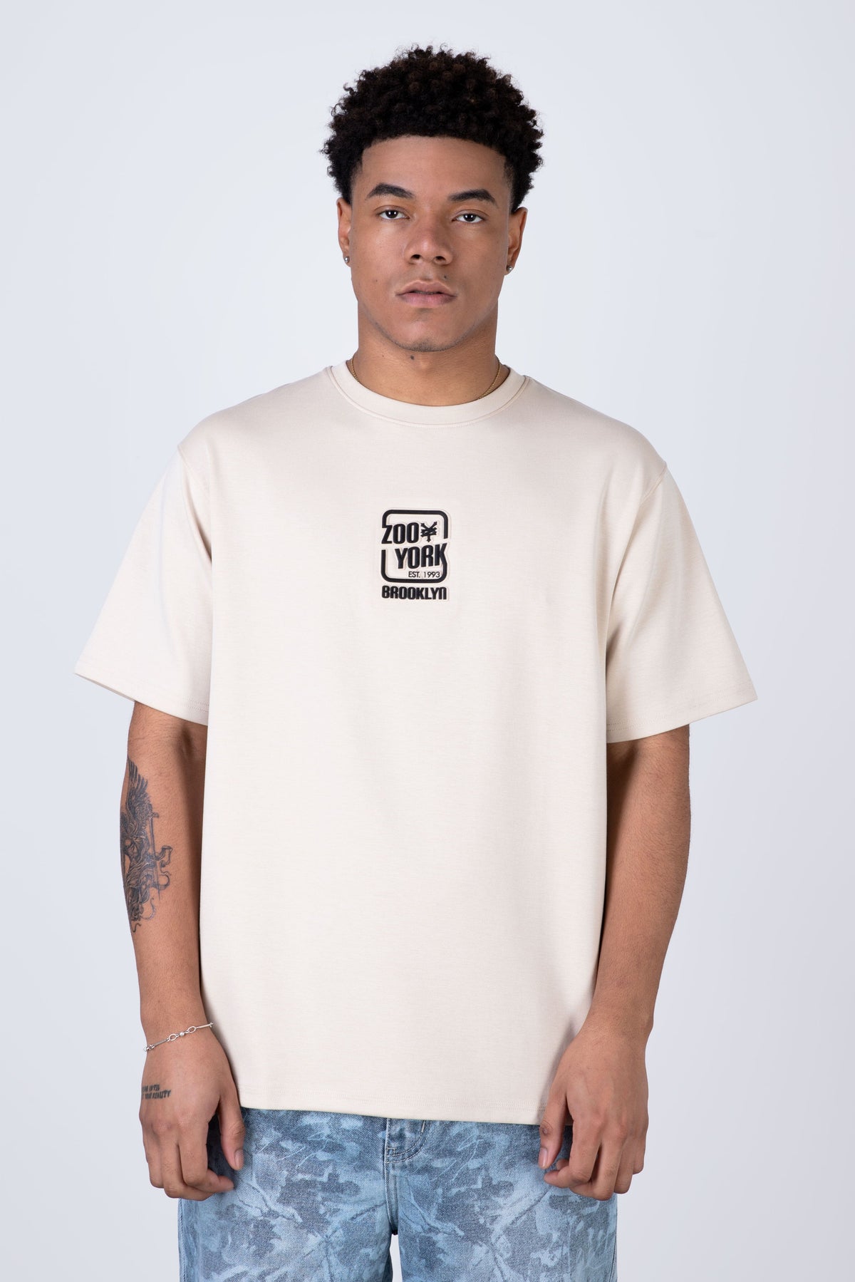 Polera Manga Corta Volume Café Zoo York