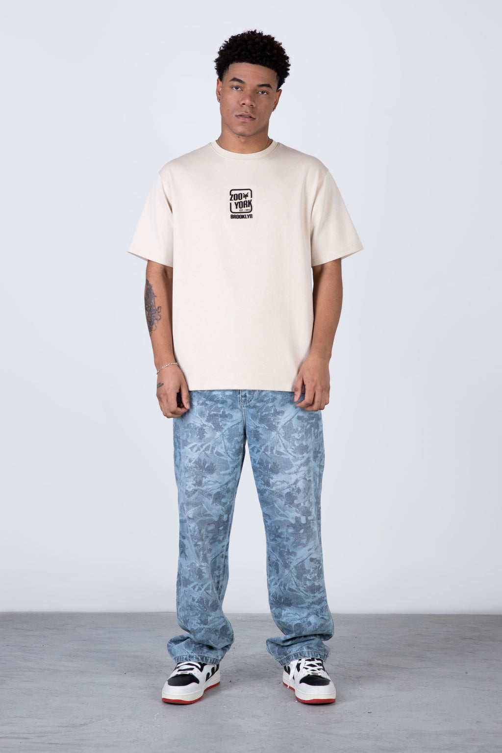 Polera Manga Corta Volume Café Zoo York