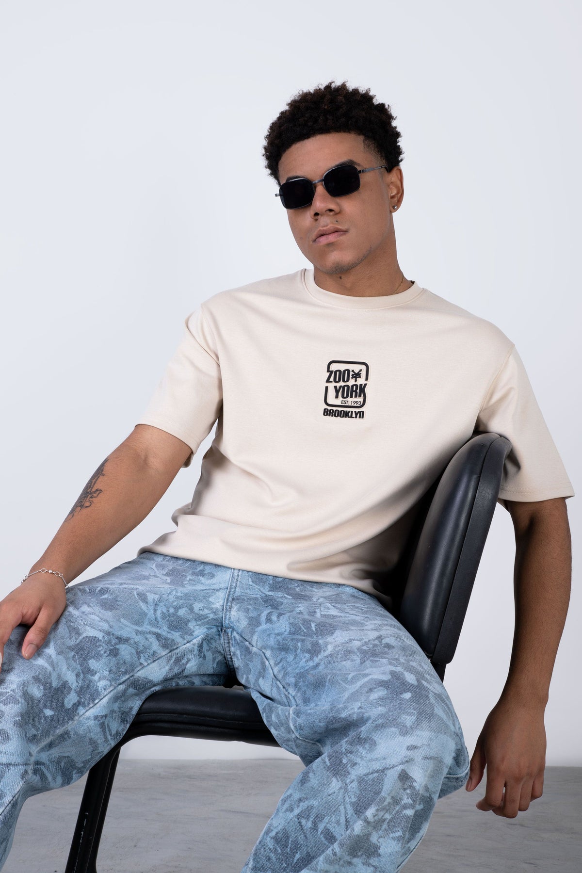 Polera Manga Corta Volume Café Zoo York