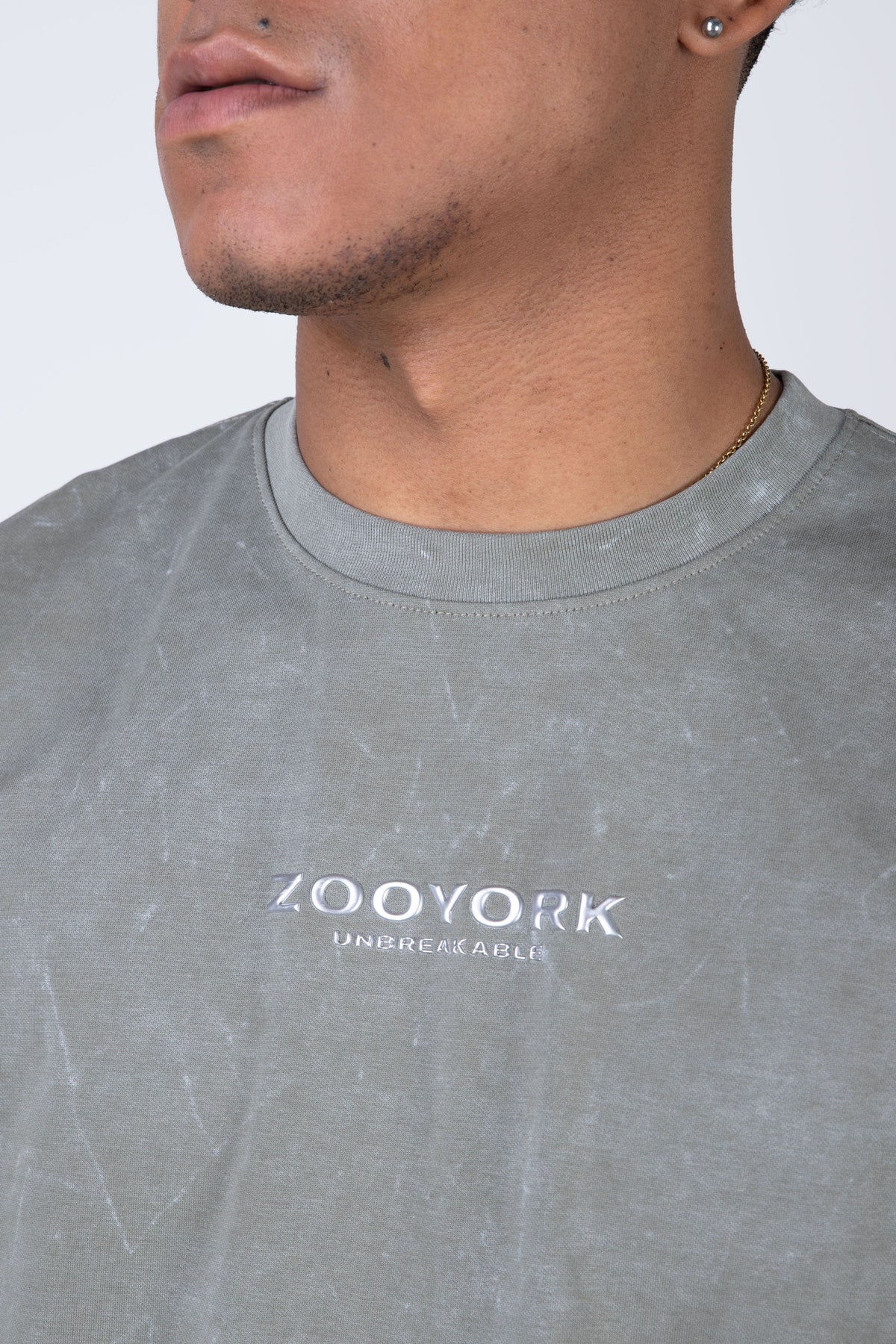 Polera Manga Corta Standard Verde Zoo York